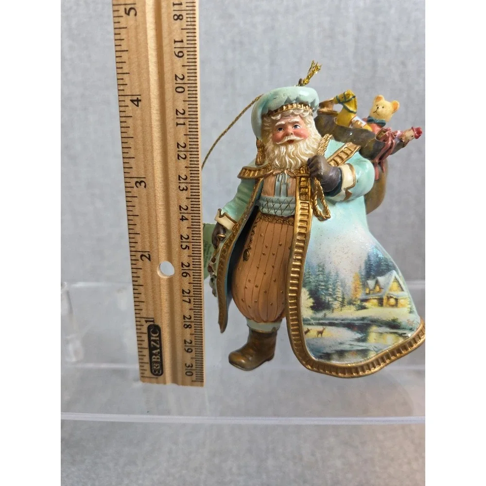 Thomas Kinkade Old‎ World Santa Heirloom Ashton Drake 2003 Woodland Christmas